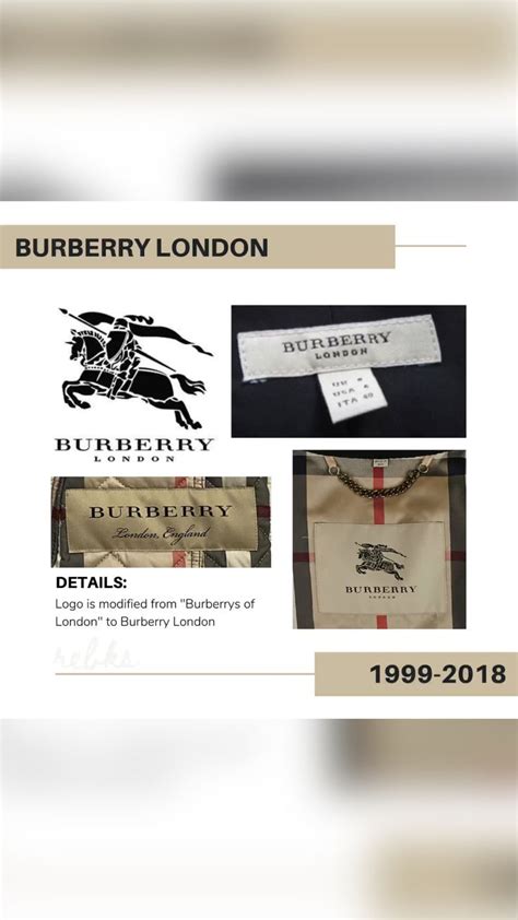 waslabel burberry|how to identify burberry.